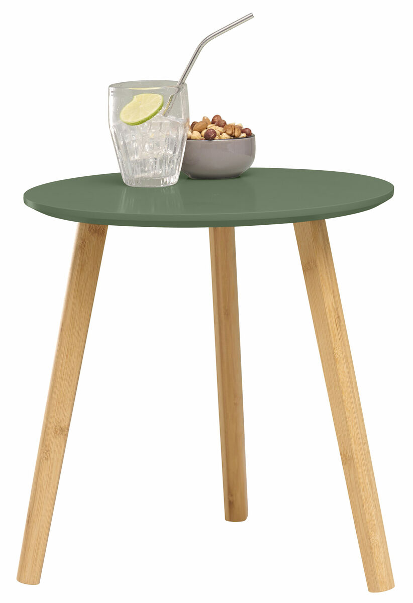 Day pöytä pyöreä Ø40×40 cm vihreä/bambu