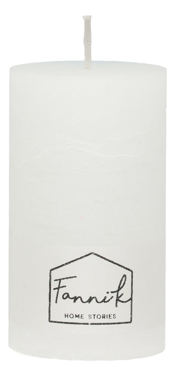 Fanni K Rustiikki pöytäkynttilä 6,8×12 cm valkoinen