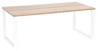 Manner tammi lankkupöytä 195x90 cm lakattu tammi/valkoinen