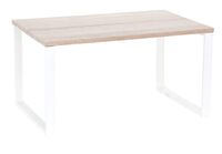 Manner tammi lankkupöytä 140x90 cm valkolakattu tammi/valkoinen