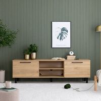 Solo tv-taso 166 cm kahdella ovella hunajatammi