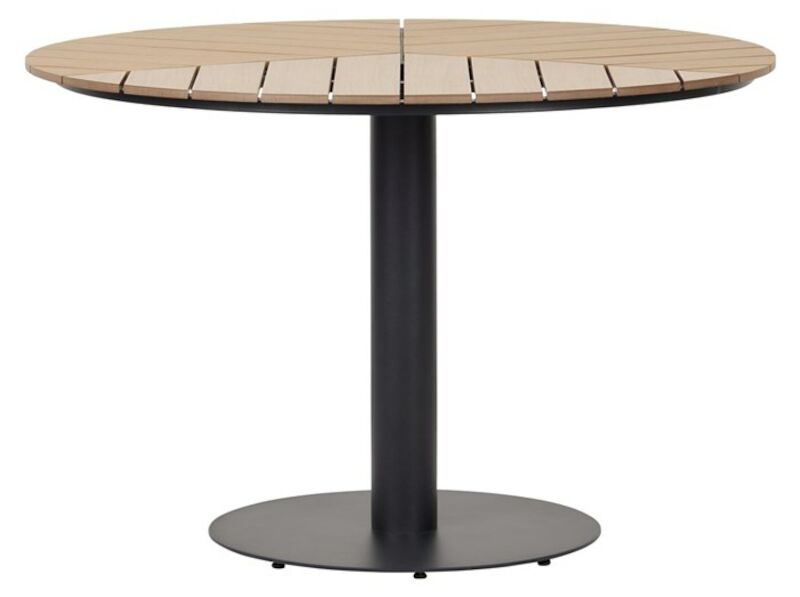 Envy Hector pyöreä pöytä Ø113 cm tiikki/musta