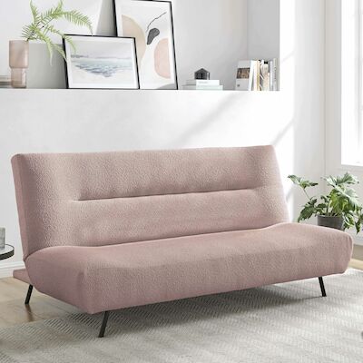 Furry 3-istuttava vuodesohva tummanvihreä