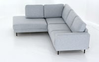 Kairo avokulmasohva vasen vaaleanharmaa Hygge 80