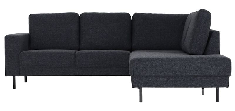 Kairo avokulmasohva oikea musta Hygge 99