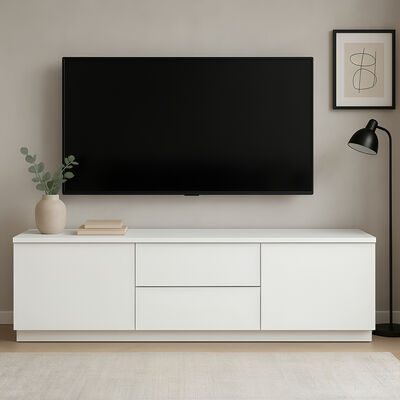 Anton tv-taso 150 cm, hopea jalava, umpiovet ja ltk