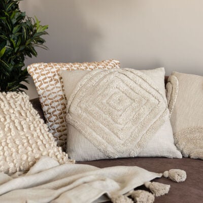 Vilja koristetyyny 50x50 cm pehmeä oranssi