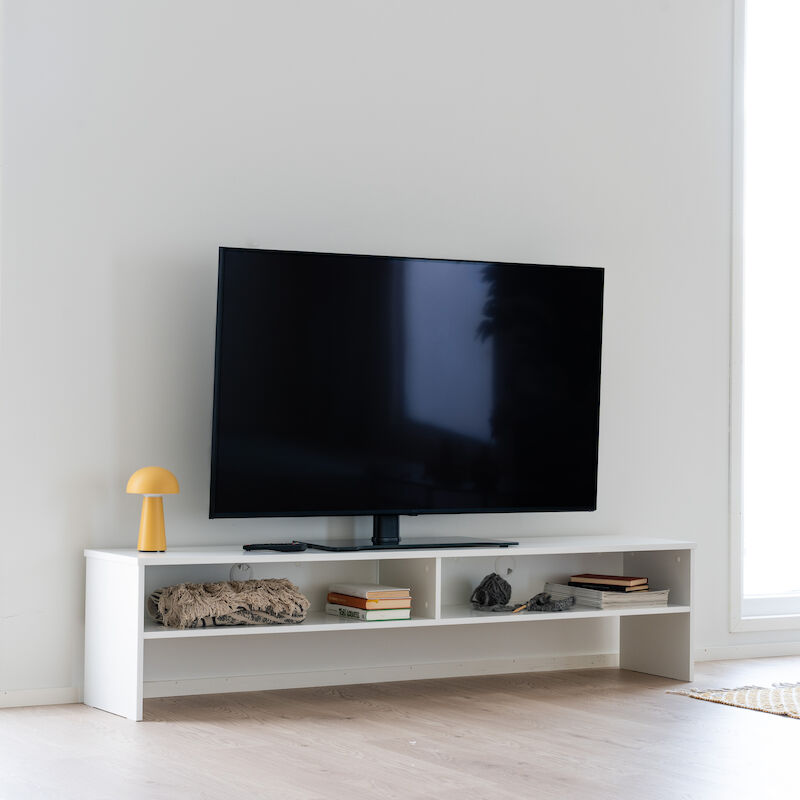 Alava tv-taso 175 cm valkoinen