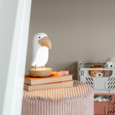 Star Trading tukaani ladattava lasten LED-yövalo valkoinen