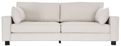 Löhö XL 3-istuttava sohva ruskea Fano 24, wenge jalat