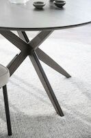 Rowico Calverton pyöreä ruokapöytä Ø120 cm ruskea