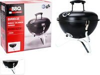 BBQ pallogrilli 37 cm musta