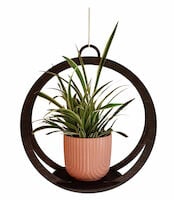 Pihla amppeli ripustettava 36 cm musta