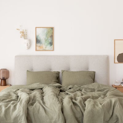 Unia Premium sängynpääty 181x125 cm beige