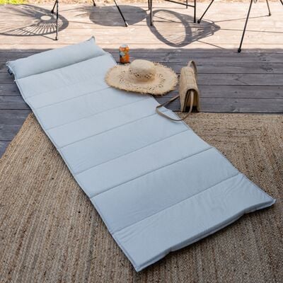 Madison ECO-line aurinkosängyn pehmuste 180x68 cm farkunsininen