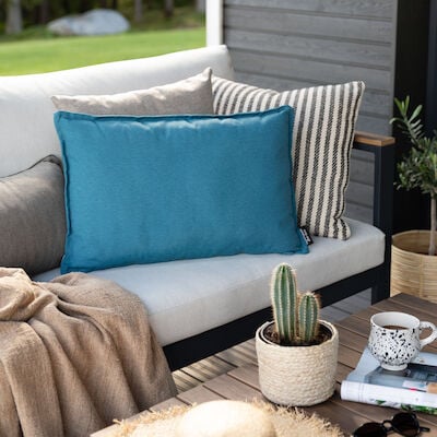 Madison ECO-line koristetyyny ulkokäyttöön 60x40 cm farkunsininen