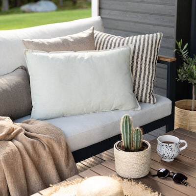 Madison ECO-line koristetyyny ulkokäyttöön 60x40 cm farkunsininen