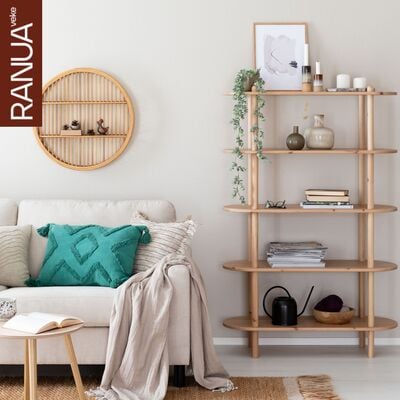 Askel avohylly 100x35x152 cm puuvalmis