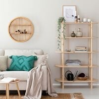 Askel avohylly 100x35x152 cm puuvalmis