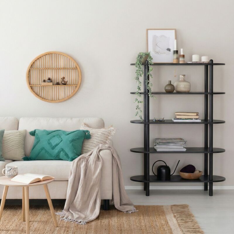 Askel avohylly 100x35x152 cm hiili