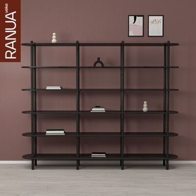 Askel avohylly 230x35x185 cm puuvalmis