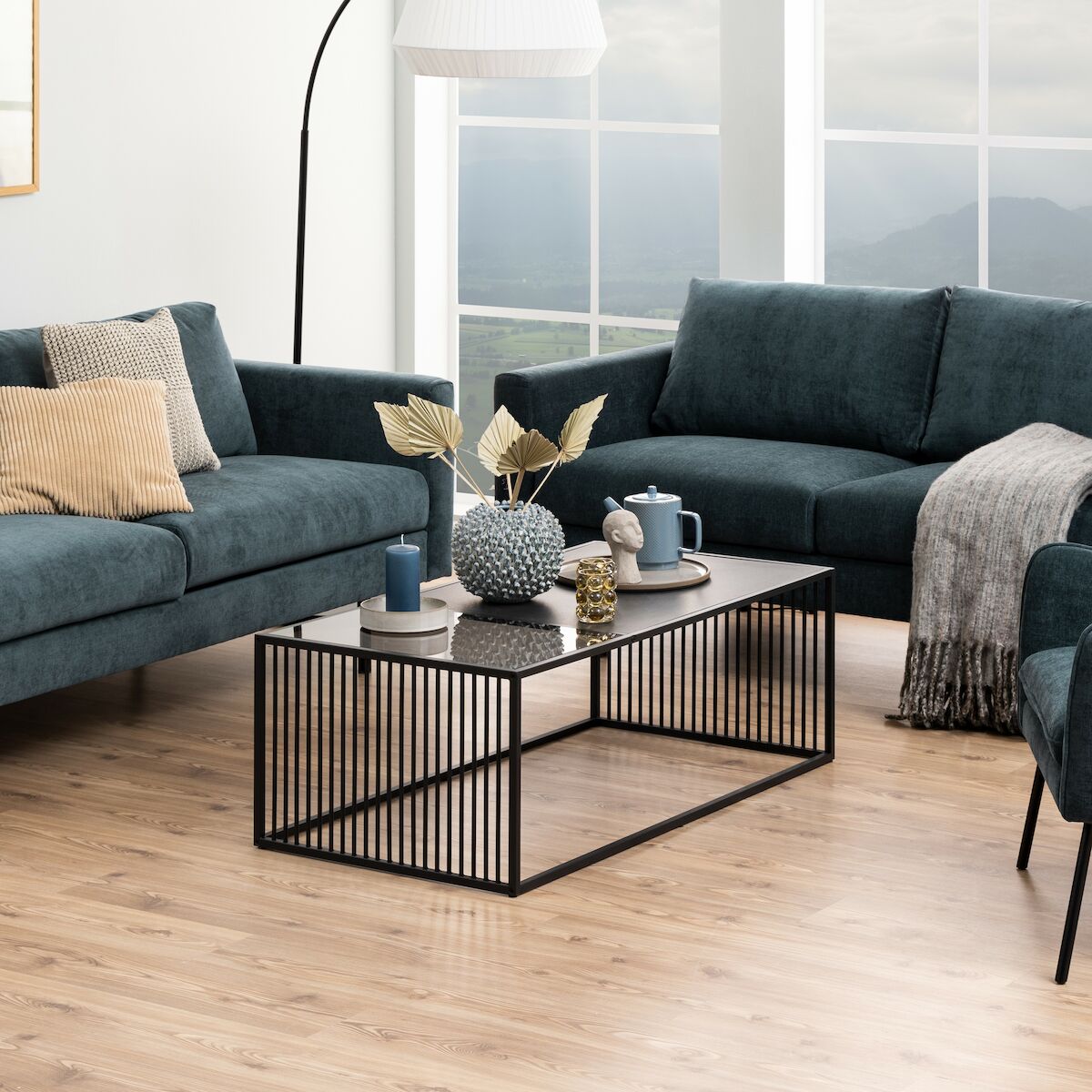 Strington Sohvap yt 120x60 Cm Musta Marmori Veke