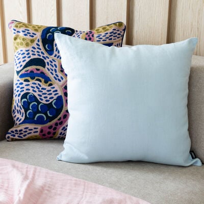 Hetki pellavatyynynpäällinen 50x50 cm jäänsininen