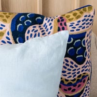 Hetki pellavatyynynpäällinen 50x50 cm jäänsininen