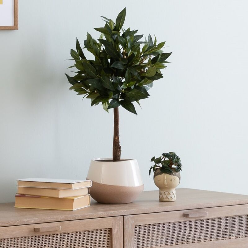 House Nordic keraaminen kukkaruukku Ø20,5 cm beige/ruskea