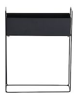 Kallas kukkateline 70x55x20 cm musta