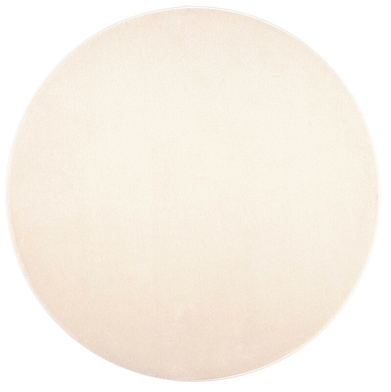 VM Carpet Hattara matto kantattu 133 cm pyöreä valkoinen