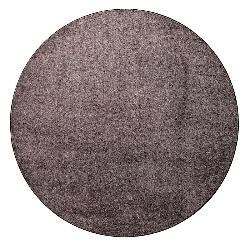 VM Carpet Hattara matto kantattu pyöreä tummanharmaa