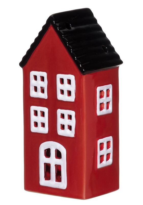 4Living Copenhagen talolyhty 17 cm punainen