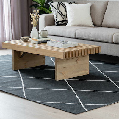 Estradi matto sisä-/ulkokäyttöön 200x290 cm vaaleanharmaa