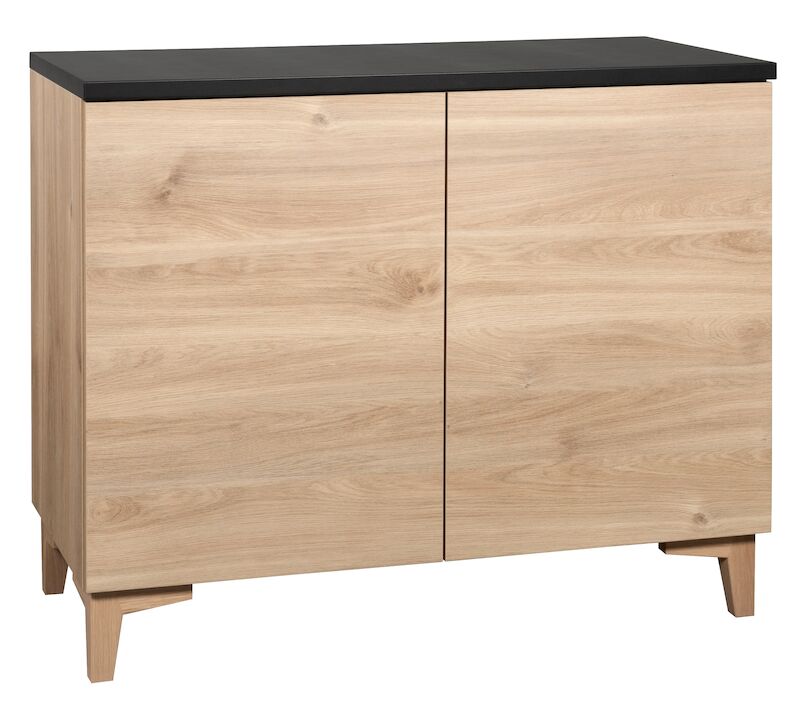 Niklas kaappi 100 cm N2.2 hunaja tammi/musta