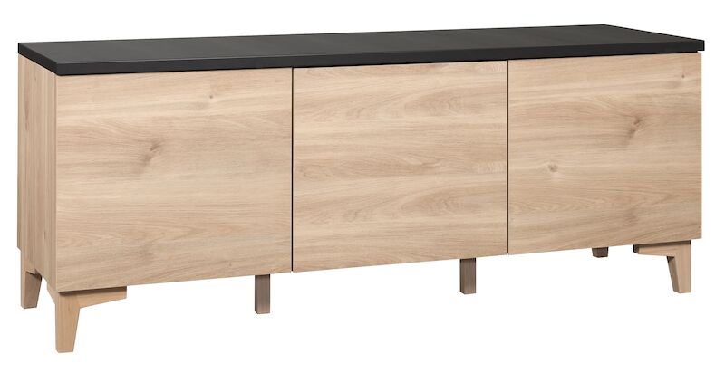 Niklas tv-taso 150 cm N5.2 hunaja tammi/musta