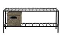 House Nordic Vita kenkäteline 2-tasoinen musta