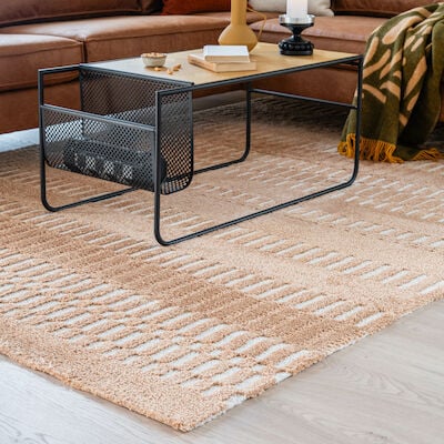 Oktaavi nukkamatto 200x290 cm valkoinen