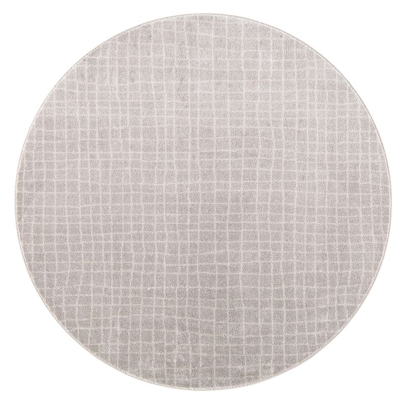 VM Carpet Aari nukkamatto pyöreä Ø160 cm harmaa