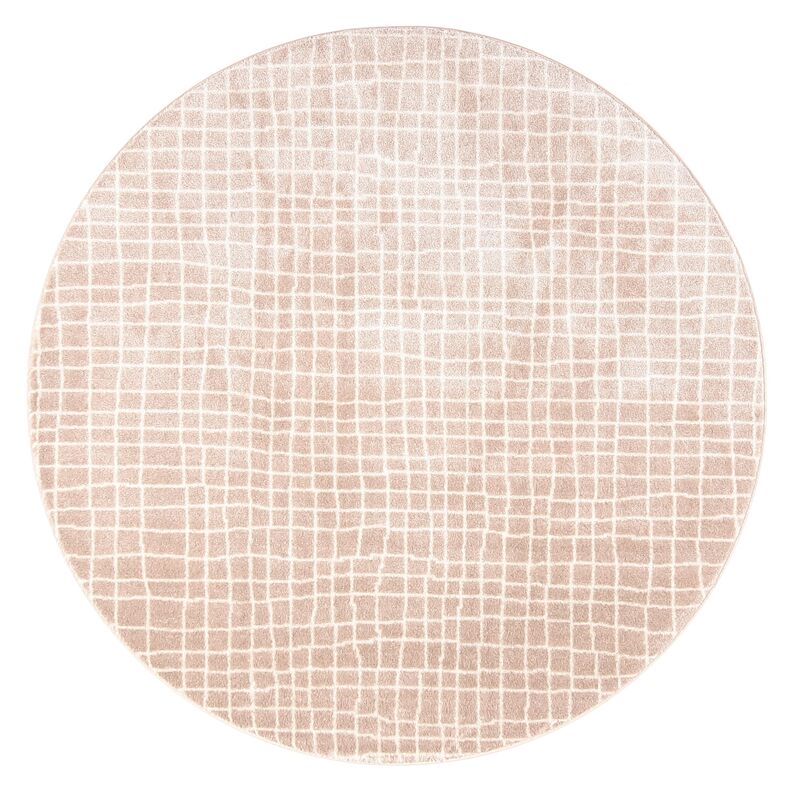 VM Carpet Aari nukkamatto pyöreä vaalea beige