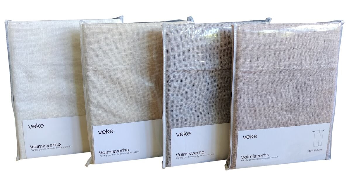 Veke Ilme sivuverho 140×280 cm beige