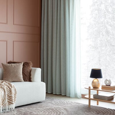 Ilme sivuverho 140x280 cm tummanharmaa