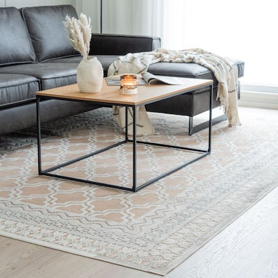 Gaala viskoosimatto 200x290 cm ruskea