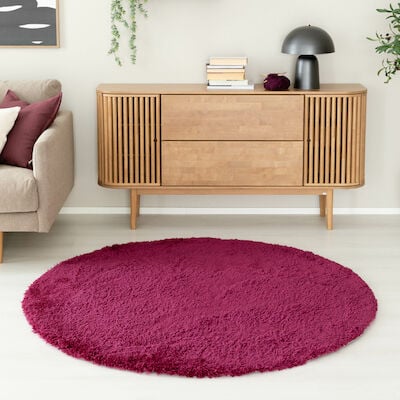 Rondo nukkamatto Ø160 cm pyöreä pinkki