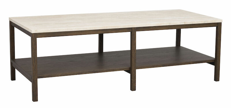 Rowico Orwel sohvapöytä 140x60 cm beige/ruskea tammi