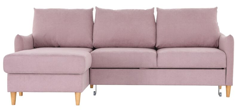 Korpi divaanivuodesohva roosa Soro 61, 08 tammijalat