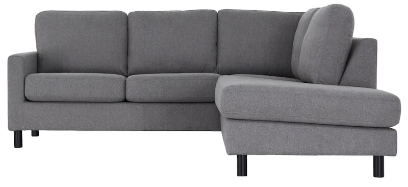 Havu avokulmasohva oikea harmaa Genova 16