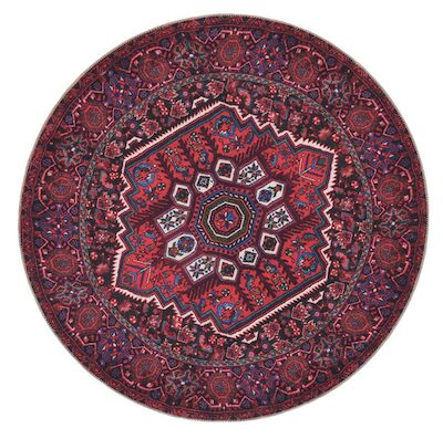 Orient matto 120 cm pyöreä punainen