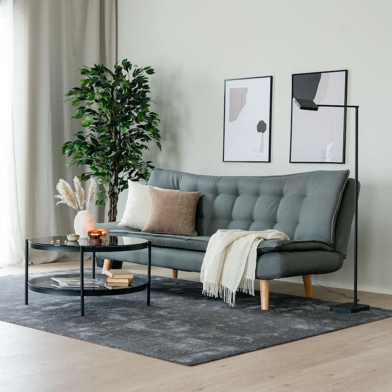 Halaus 3-istuttava vuodesohva tummanvihreä sawana 34