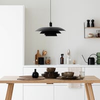 Aneta Lighting Epsilon riippuvalaisin Ø45 cm musta